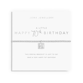 Joma Jewellery 2672 A Little 70th Birthday Bracelet