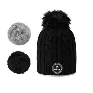 Cabaia Creamy Gin Interchangeable Bobble Hat in a Tin