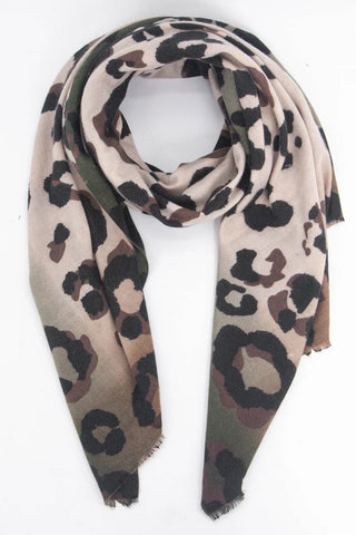 Felicity Leopard Print Scarf