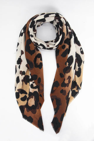 Felicity Leopard Print Scarf