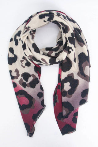 Felicity Leopard Print Scarf