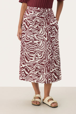 Part Two Bisera A line Midi Skirt