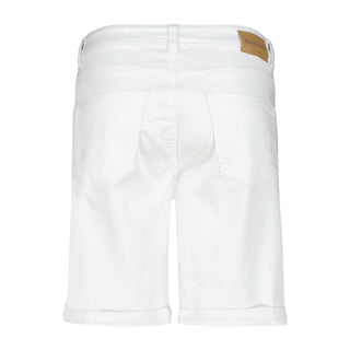 Red Button Relax Shorts with Button Fastening