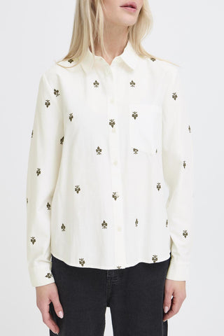 B Young Hilou Embroidered Shirt