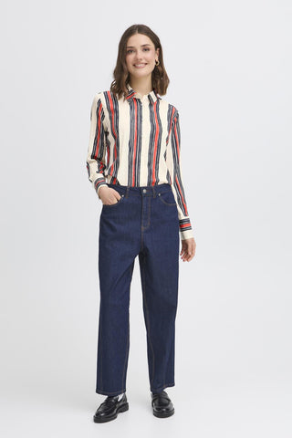 Fransa Alda Striped shirt