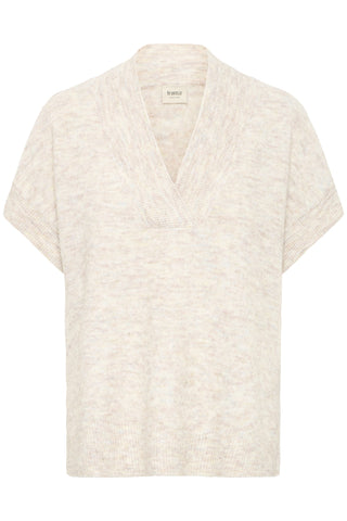 Fransa Sanny Short Sleeve V Neck Knit