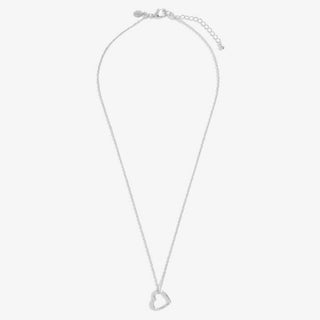 Joma 8456 Silver Plated Heart Necklace