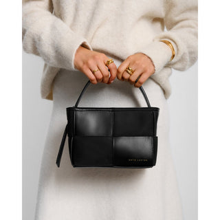 Katie Loxton Taya Hand Woven Suedette Top Handle Bag