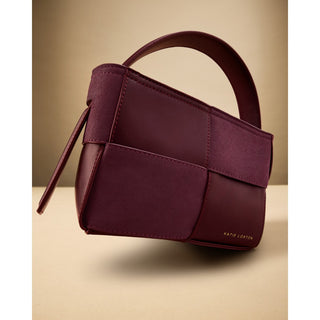 Katie Loxton Taya Hand Woven Suedette Top Handle Bag