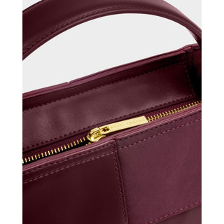 Katie Loxton Taya Hand Woven Suedette Top Handle Bag