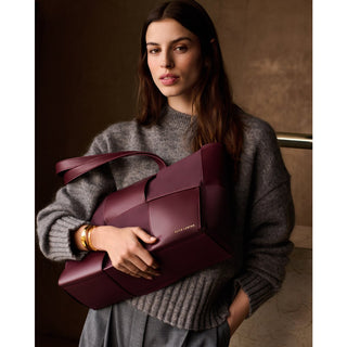 Katie Loxton Taya Hand Woven Suedette Tote Bag