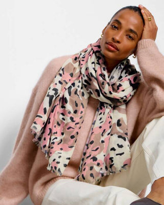 Katie Loxton Printed Blush Tortoishell Scarf