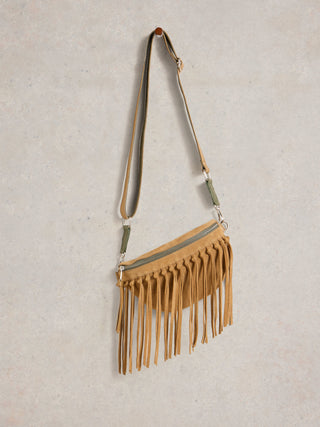 White Stuff Mini Sebby Tassel Sling Bag