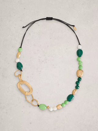 White Stuff Ayla Chunky Beaded Necklace