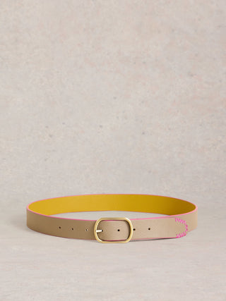 White Stuff Reversible Leather Belt