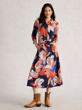 White Stuff Rua Long Sleeve Dress