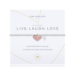 Joma Jewellery 1824 A Little Live Laugh Love Bracelet