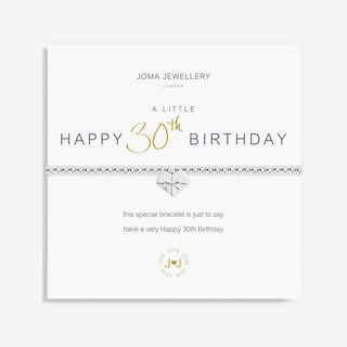 Joma Jewellery 1961 A Little Happy 30th Birthday Bracelet
