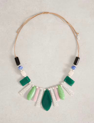 White Stuff Pine Statement Necklace