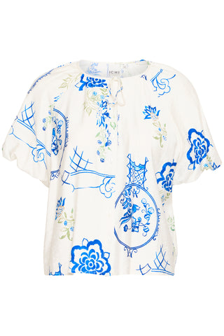 Ichi Lucie Linen Blend Blouse