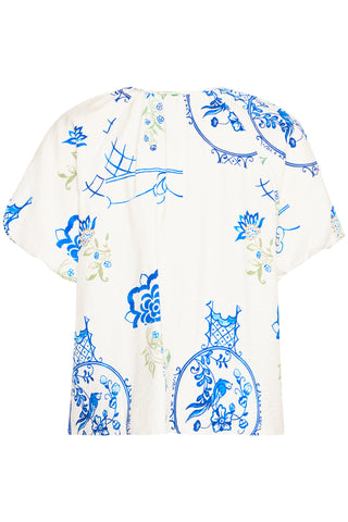 Ichi Lucie Linen Blend Blouse