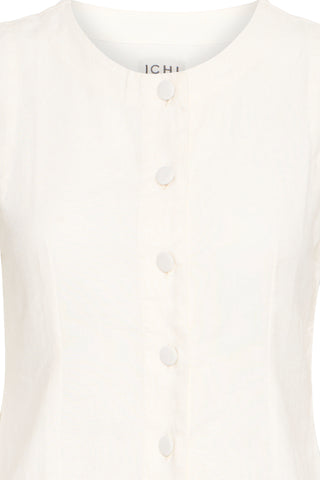 Ichi Linno Linen Blend Waistcoat
