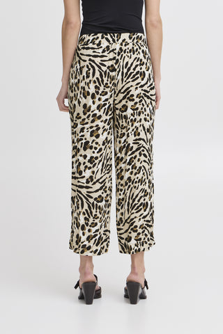 Ichi Marrakech Cropped Trousers