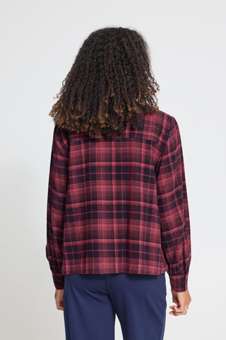 Ichi Idalia Tartan Shirt