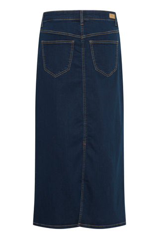 Fransa Over Midi Denim Skirt