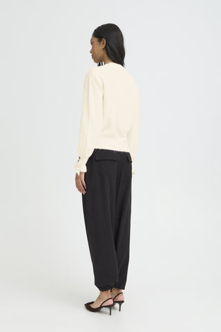 b.young BYOMEA FRILL CARDIGAN