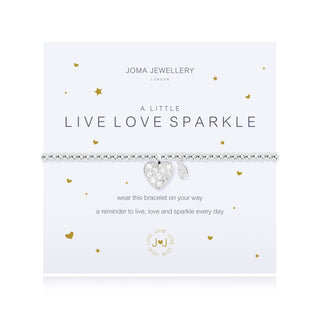 Joma Jewellery 2106 A Little Live Love Sparkle Bracelet
