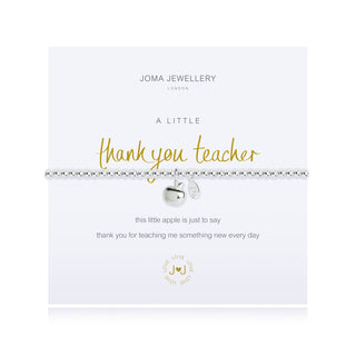 Joma Jewellery 2212 A Little Thank You Teacher Bracelet
