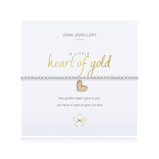 Joma Jewellery 2696 A Little Heart Of Gold Bracelet