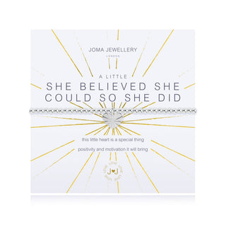 Joma Jewellery 3097 A Little She Believed She Could So She Did Bracelet