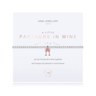 Joma Jewellery 3212 A Little Partners In Wine Bracelet