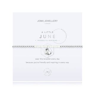 Joma Jewellery 3465 A Little Birthstone Bracelet June Moonstone