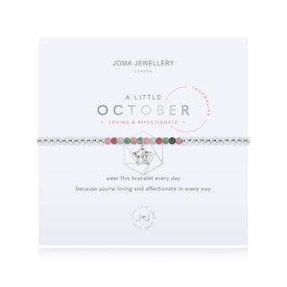 Joma Jewellery 3469 A Little Birthstone Bracelet October Tourmeline
