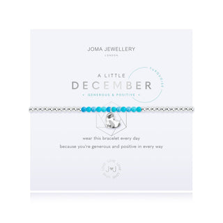 Joma Jewellery 3471 A Little Birthstone Bracelet December Turquoise
