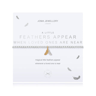 Joma Jewellery 3801 A Little Feathers Appear When Loved Ones Are Near Bracelet
