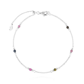 Joma Jewellery 4209 Birthstone October Tourmaline Anklet