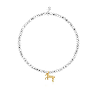 Joma Jewellery 4306 A Little I Heart Horses Bracelet