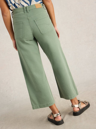 White Stuff Tia Wide Leg Crop Jean
