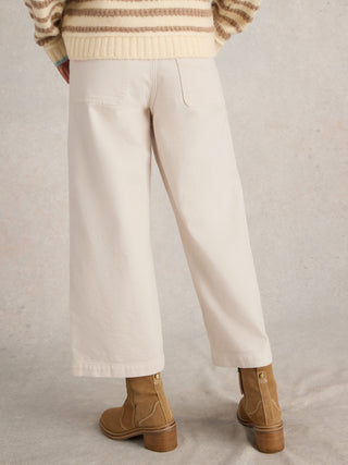 White Stuff Tia Wide Leg Crop Jean