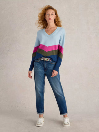 White Stuff Maggie V-neck Jumper