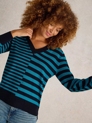 White Stuff Maggie V-neck Jumper