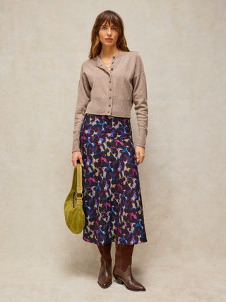 White Stuff Gianna Bias Cut Midi Skirt