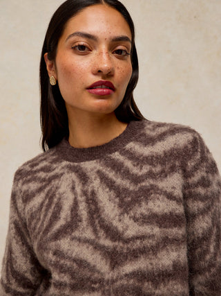 White Stuff Fluffy Animal Jumper