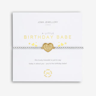 Joma Jewellery 4962 A Little Birthday Babe Bracelet