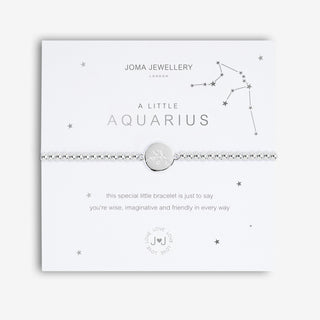 Joma Jewellery 4998 Star Sign A Little Aquarius Bracelet
