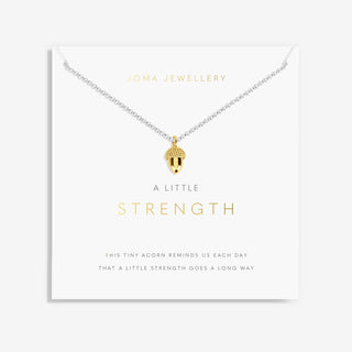 Joma Jewellery 5277 A Little Strength Acorn Necklace